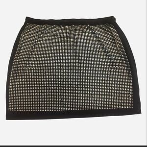 Rhinestone Mini Skirt